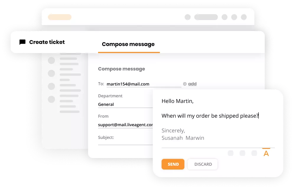 Kommuniser via alle populære offentlige kanaler