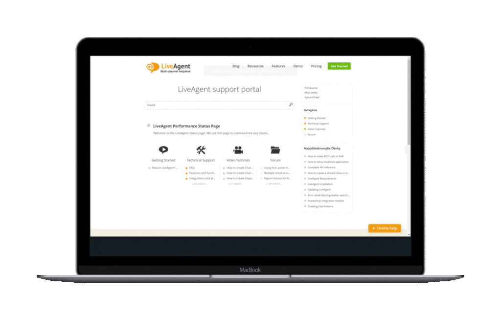 Kunnskapsbasedesign i LiveAgent