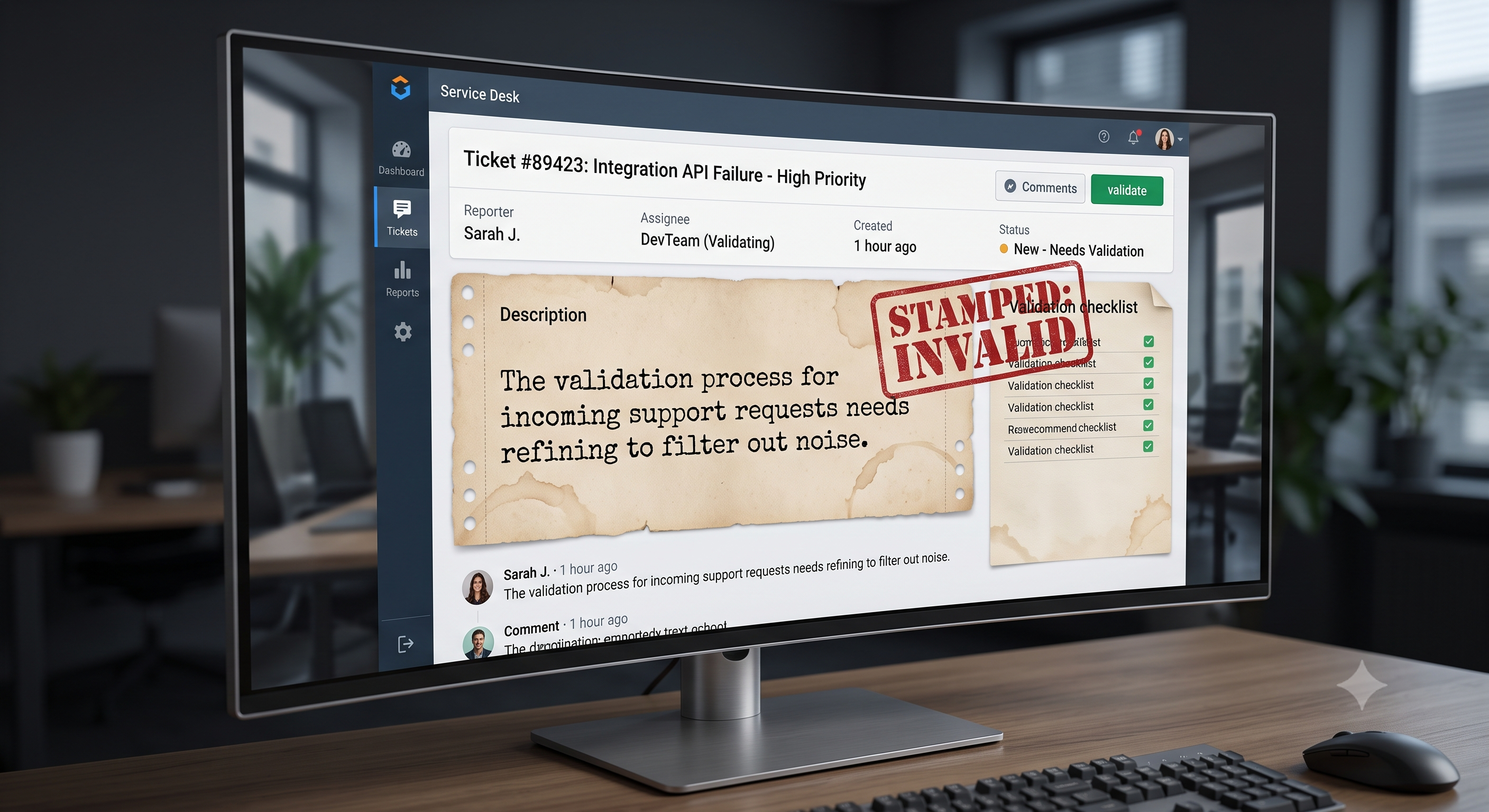 Hva er billettvalidering, og hvorfor hindrer det teamet ditt i å kaste bort tid på ugyldige forespørsler?