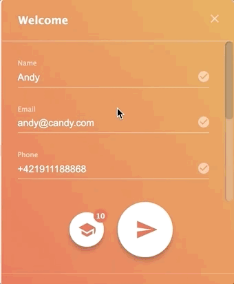 LiveAgent sidekontakt-skjema