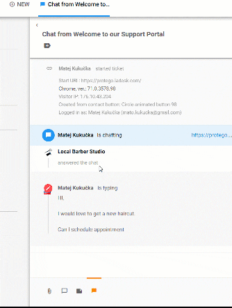 Sanntids skrivefunksjon