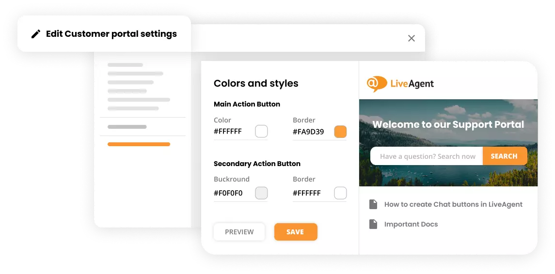 En kraftig kundeserviceportal laget av deg