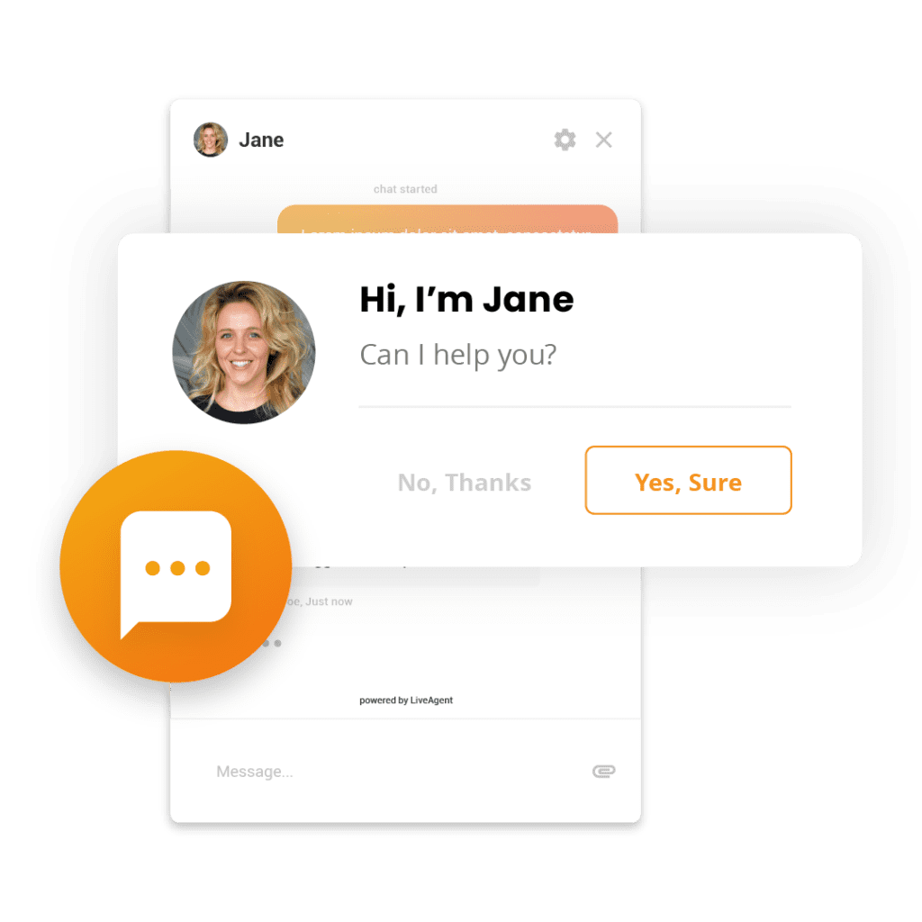 Proaktive chat-invitasjoner