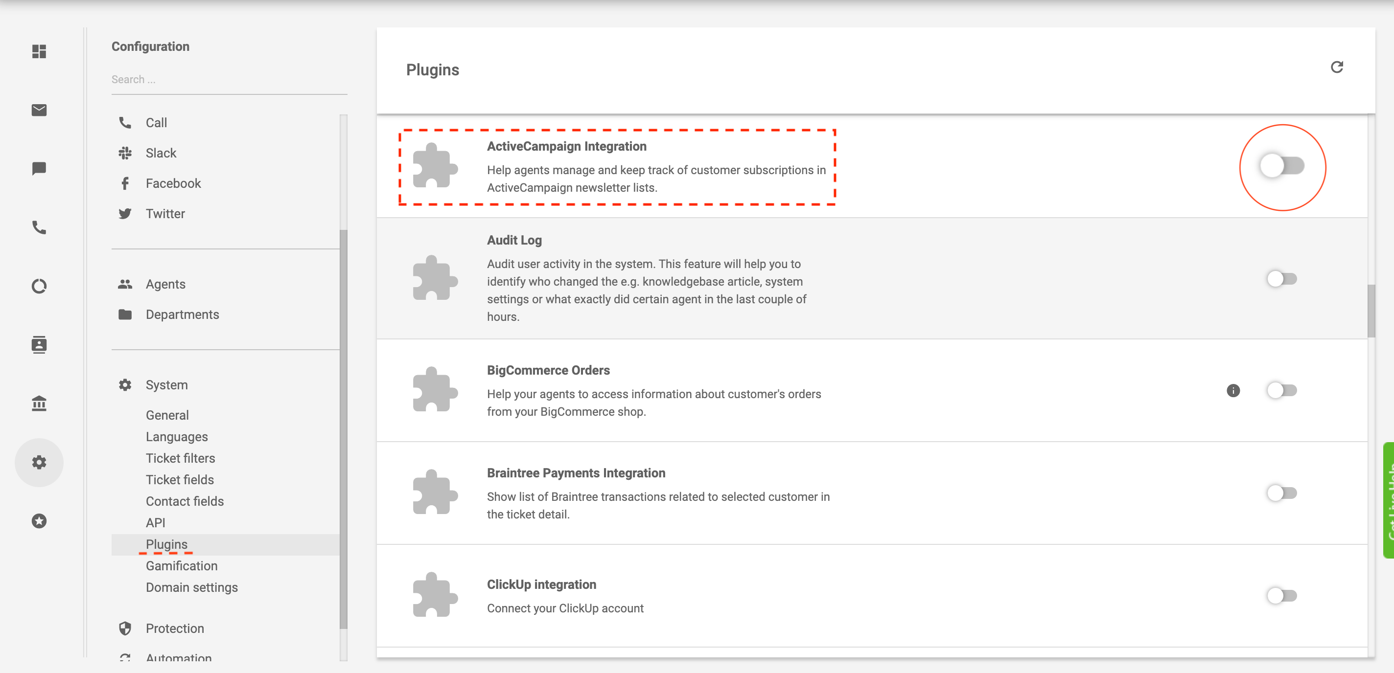 Eksempel på e-postautomatiseringsintegrasjon i LiveAgent