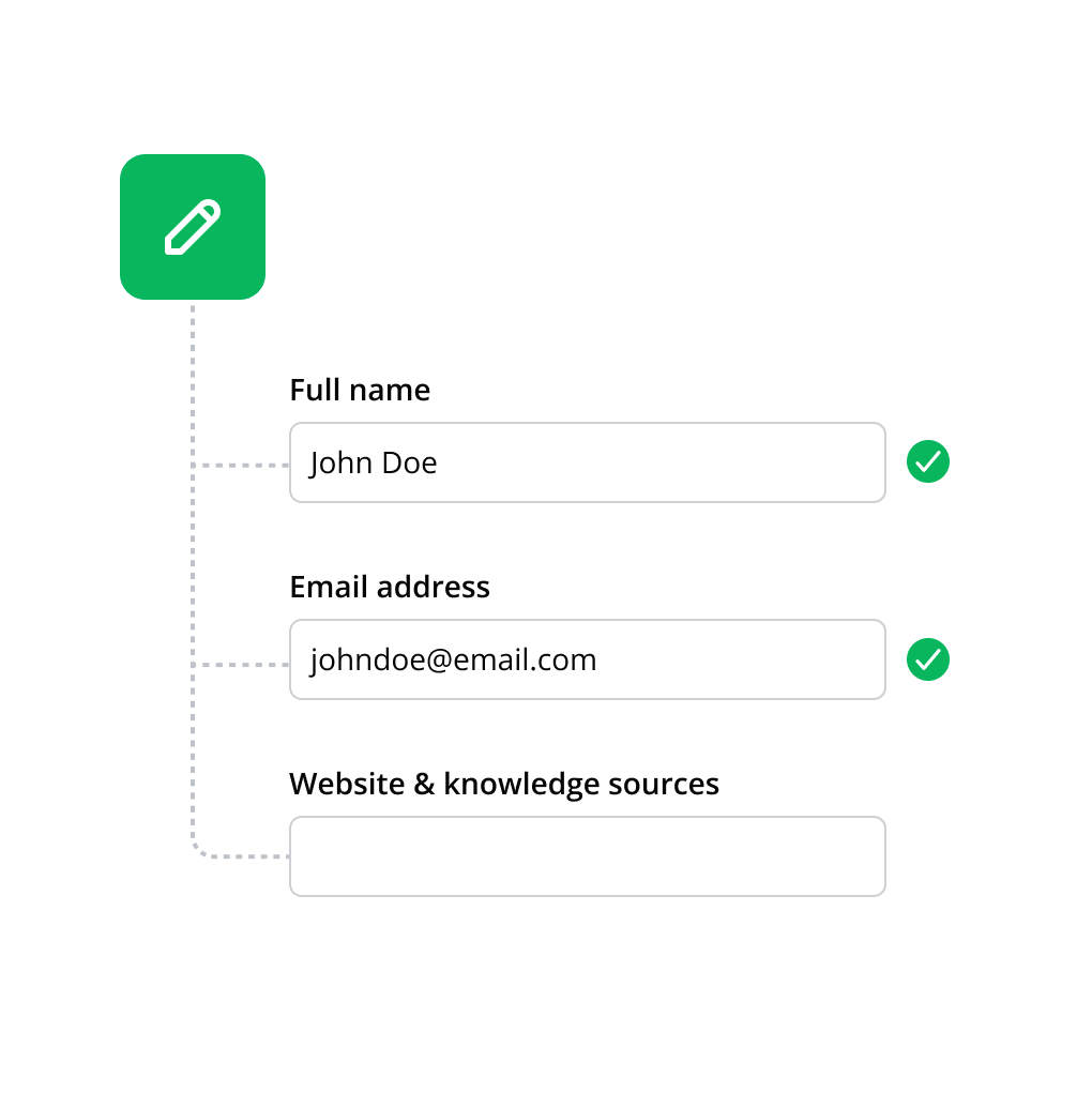 Send inn forespørselen din via skjemaet