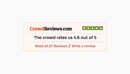 Crowd Reviews vurdering 4,6 av 5