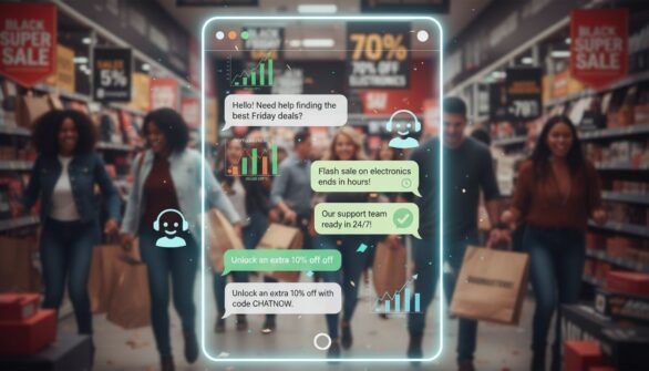 Hvordan live chat øker e-handels konverteringsrater på Black Friday