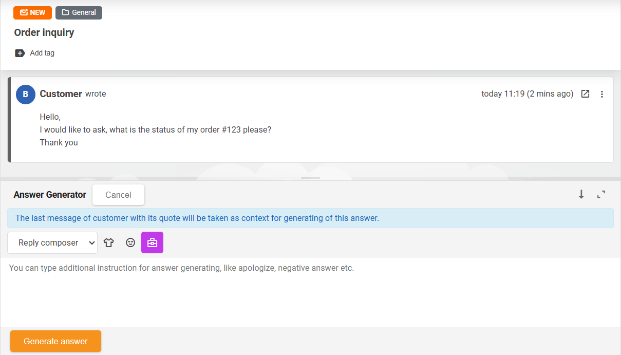 AI Draft Composer oversikt