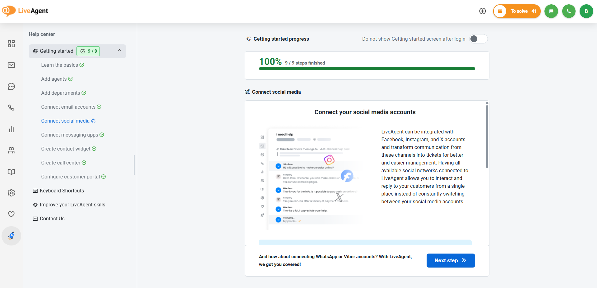 Eksempel på veldrevet hjelpesenter
