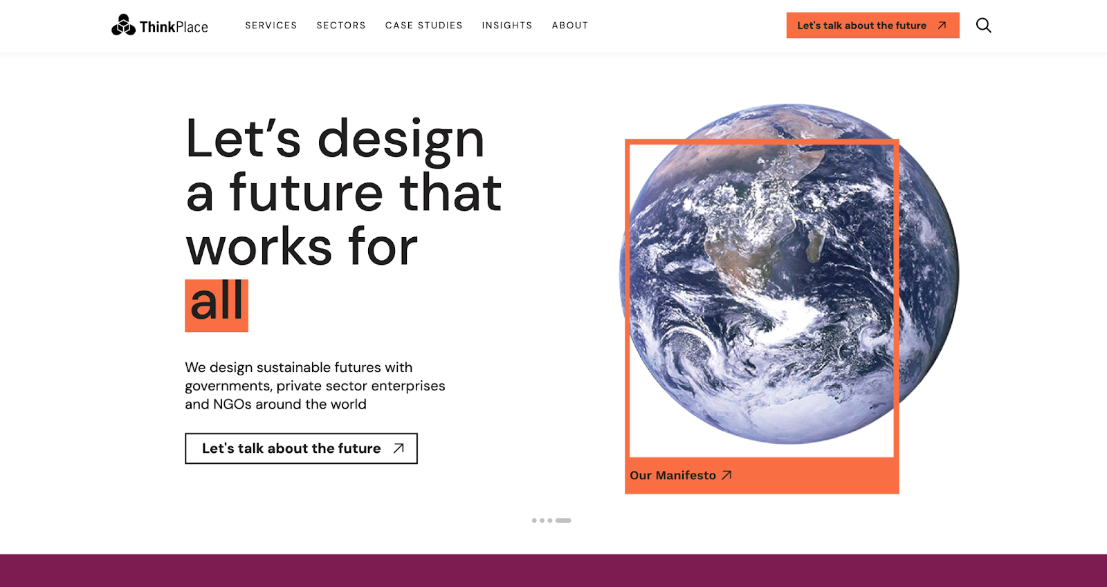 A screenshot of IBM's ThinkPlace platform