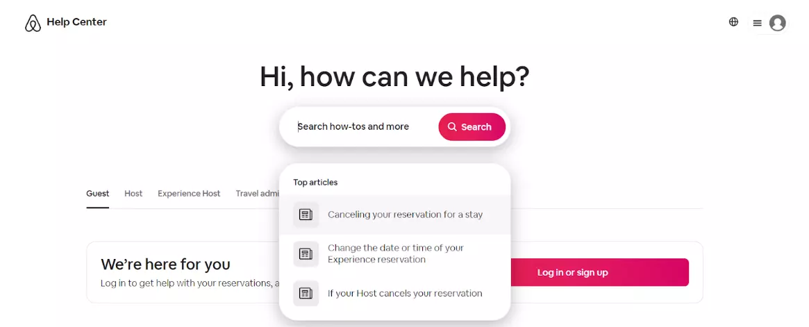 Airbnbs artikkelanbefaling