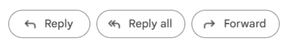 Svar, Svar alle og Videresend-knapper i Gmail
