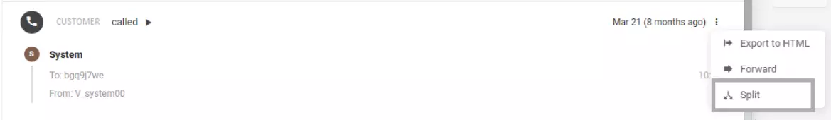 Deling av én e-posttråd til flere for å unngå forvirring og rot