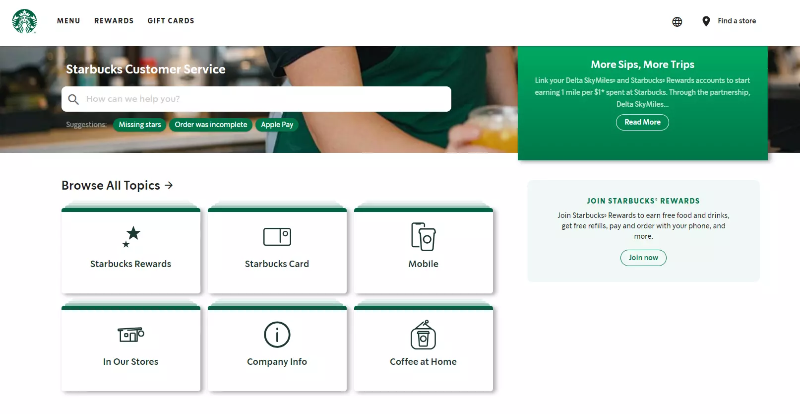 Starbucks kunnskapsbase