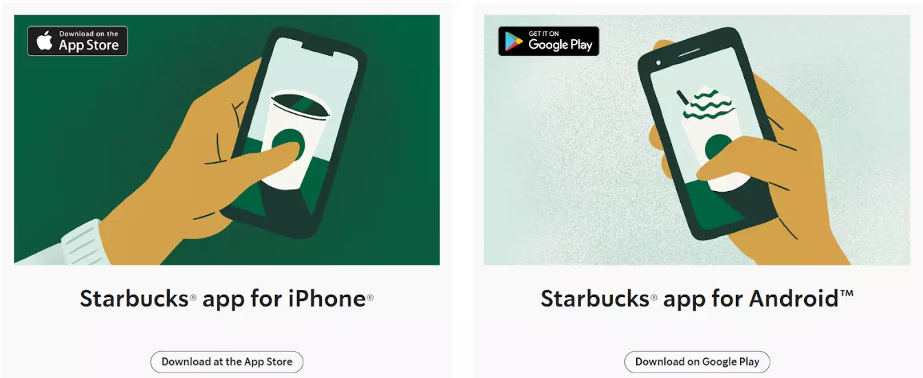 Starbucks mobilapp