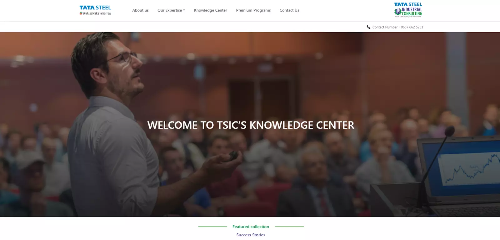 Tata Steel kunnskapssenterside