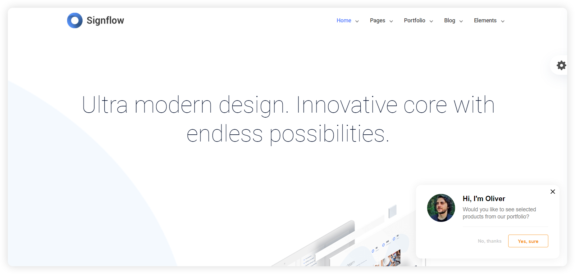 Eksempel på en proaktiv chatinvitasjon