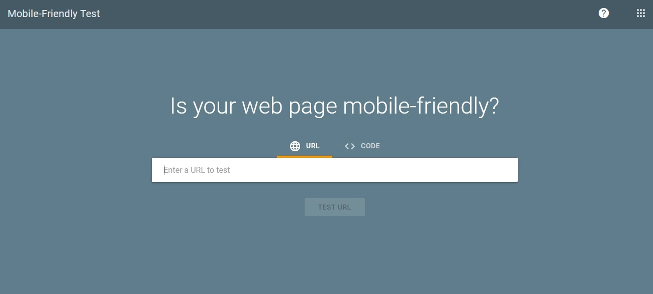 Google mobilvennlig test
