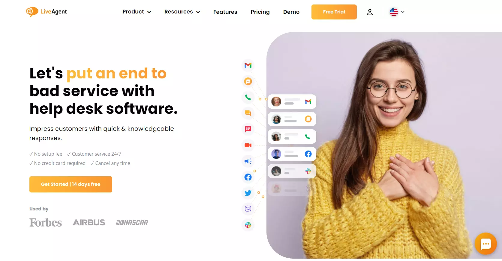 LiveAgent helpdesk-side