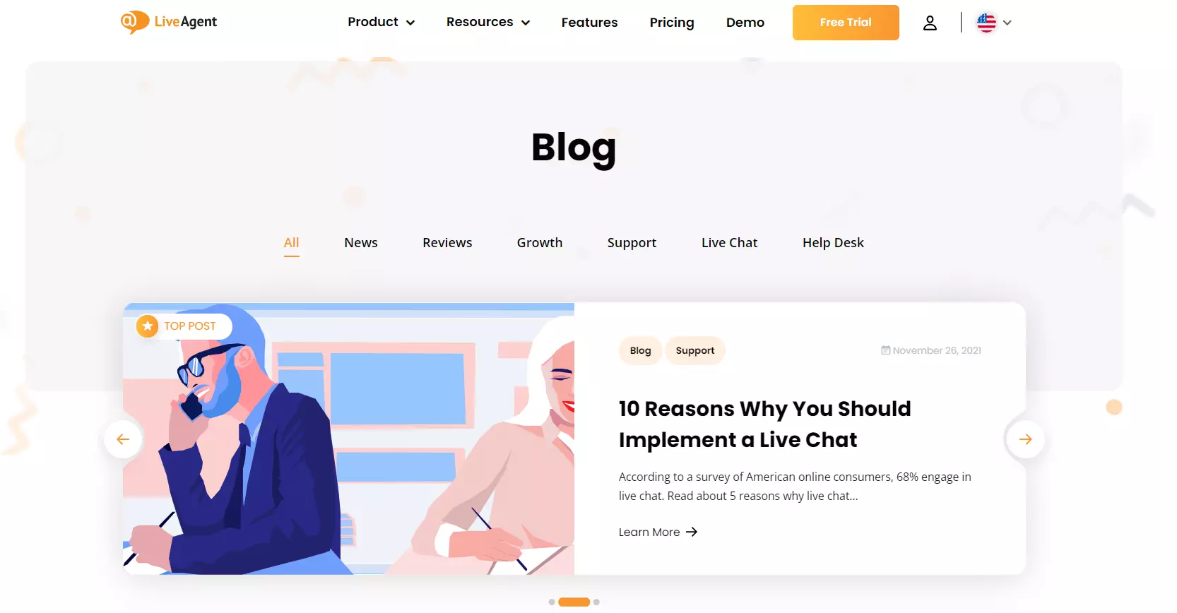 Eksempel på visuelle elementer