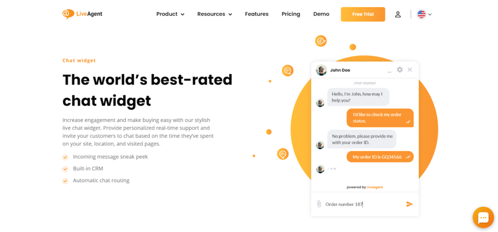 LiveAgent best vurdert chat