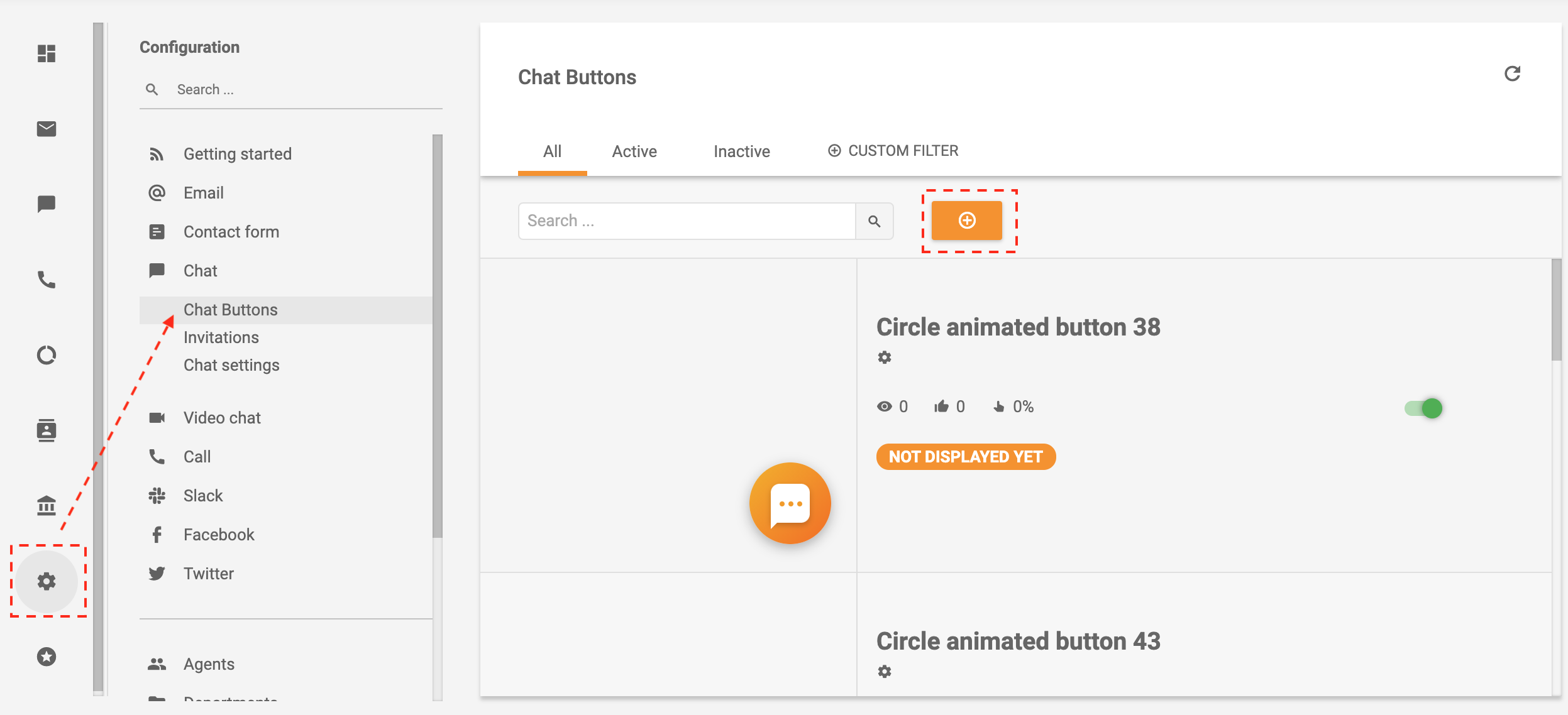 LiveAgent - Opprett en chat-knapp