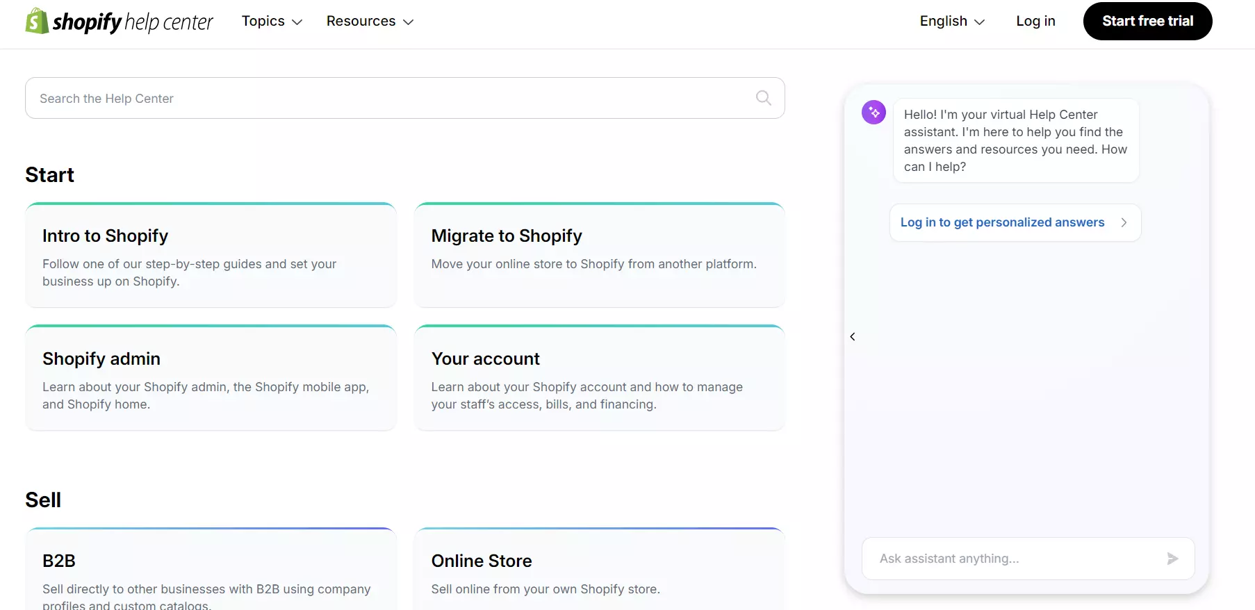 Shopify-hjemmeside med chatboxen deres ved hjelp av en chatbot