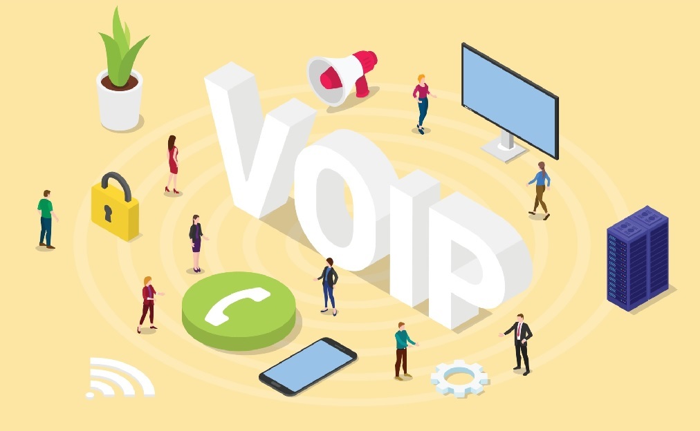 VoIP-illustrasjon