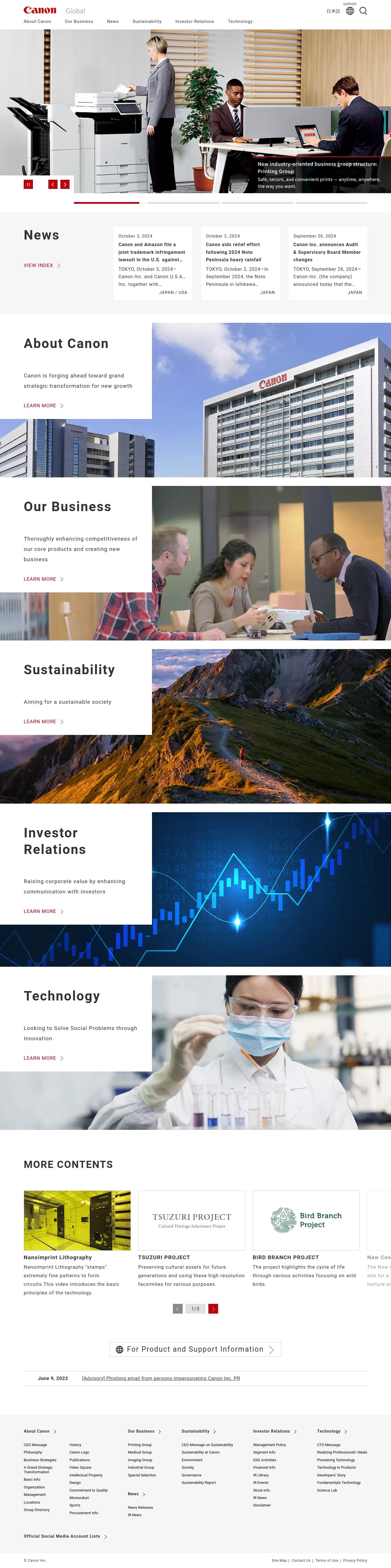 Canon Hjelpedesk Kontakter