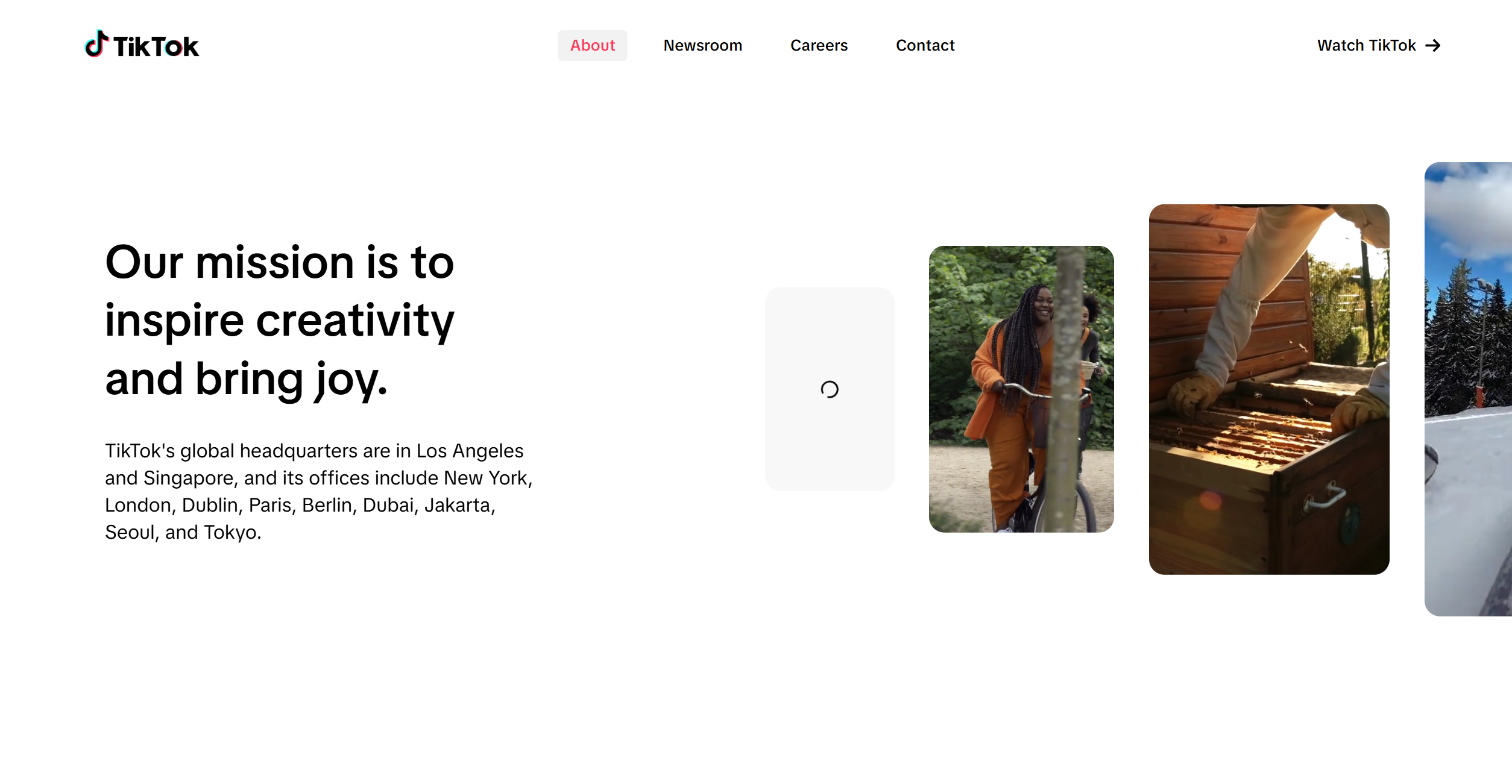 TikTok Hjelpedesk-kontakter