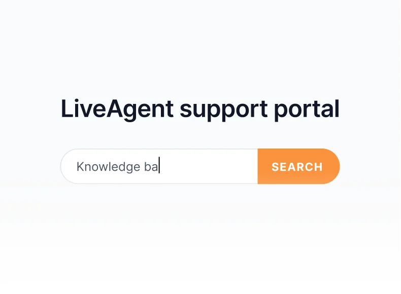 LiveAgent kunnskapsbase med artikler, guider og FAQ-portal