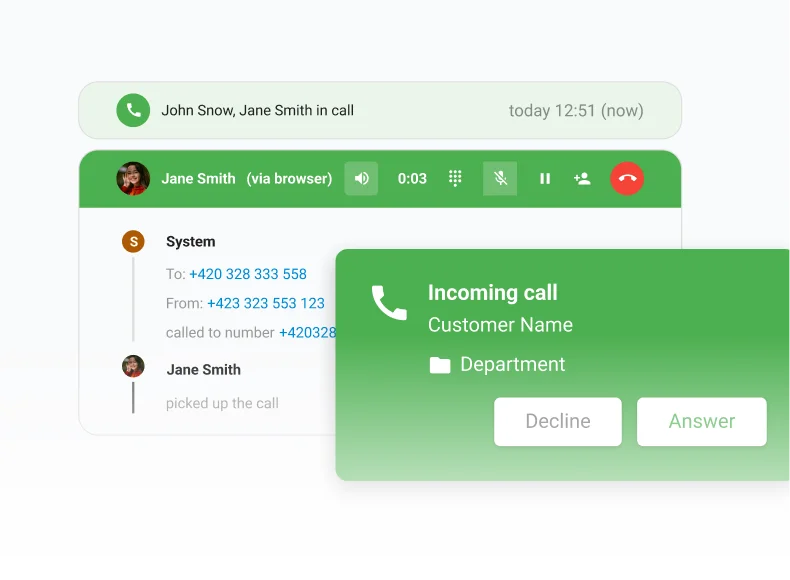 LiveAgent innebygd callsenter med IVR- og tilbakeringingsfunksjoner