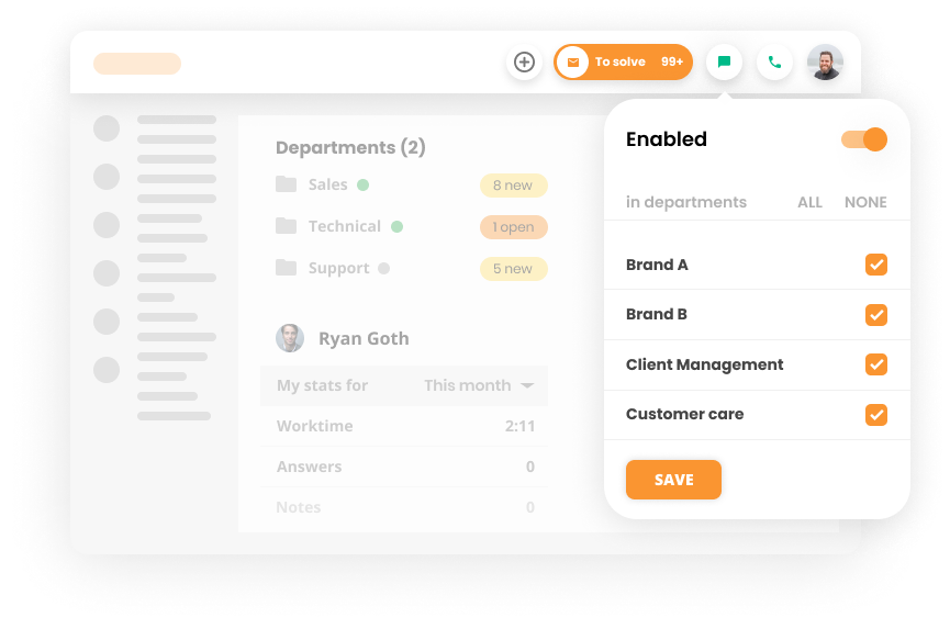Chat-fordeling i LiveAgent