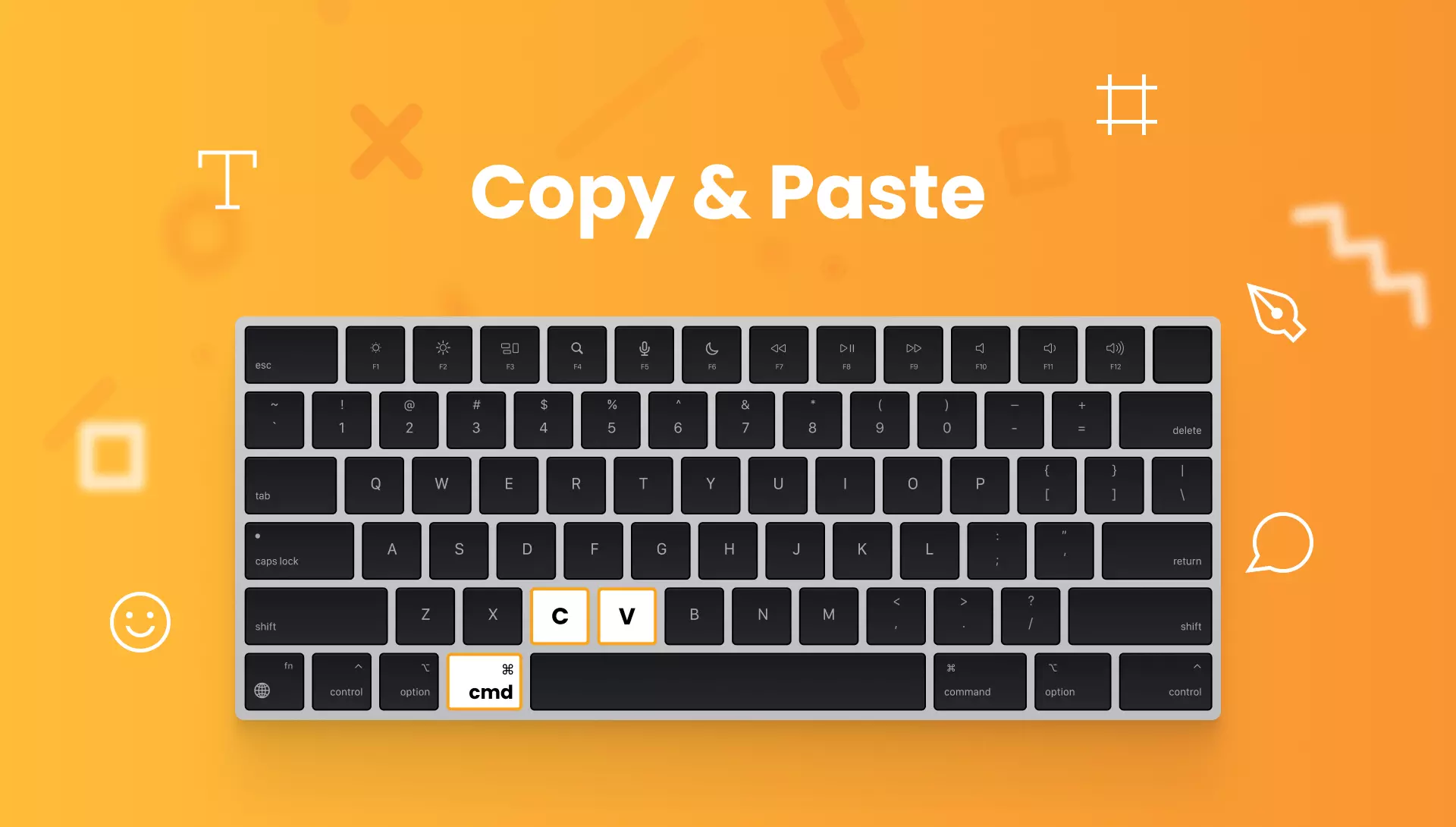 Kopier og lim inn-konsept