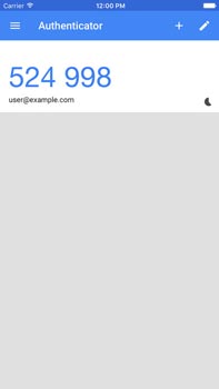 Google Authenticator-app