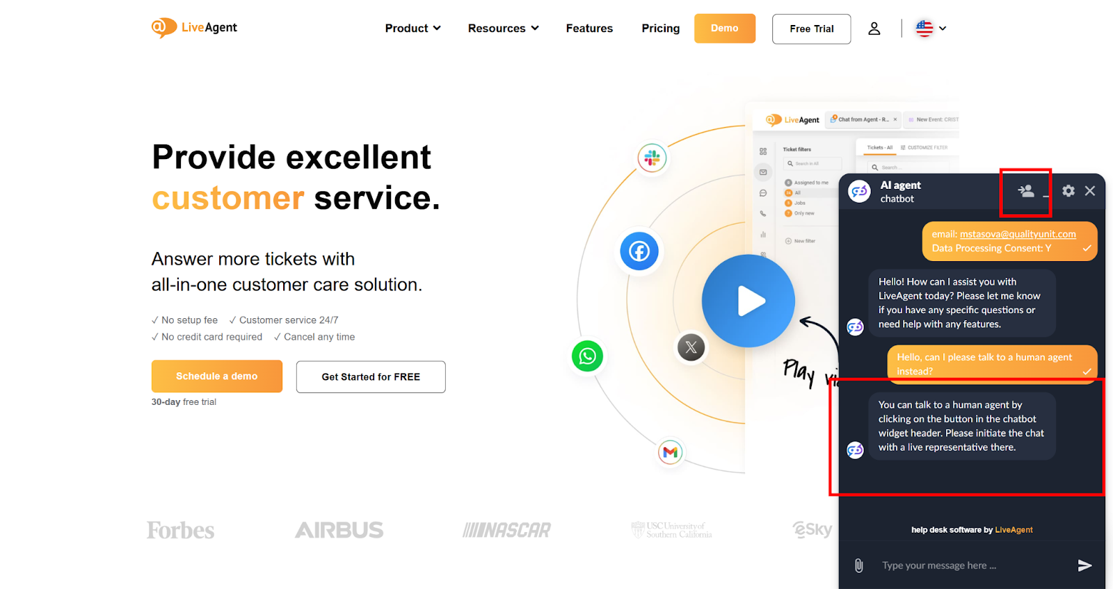 AI Chatbot-funksjoner