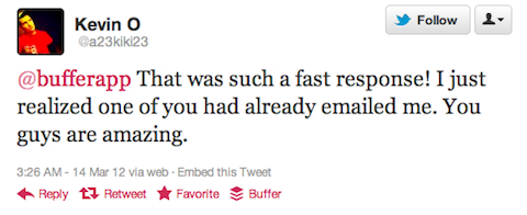 Eksempel på rask respons