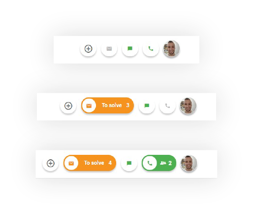 To solve-knapp i LiveAgent