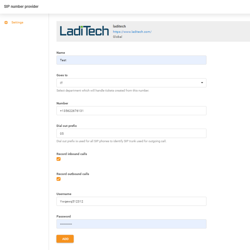 LadiTech credentials