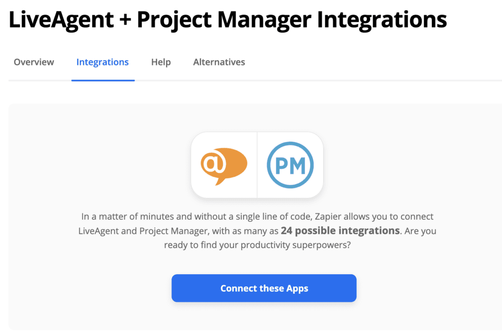 Zapier-integrasjonsoppsett