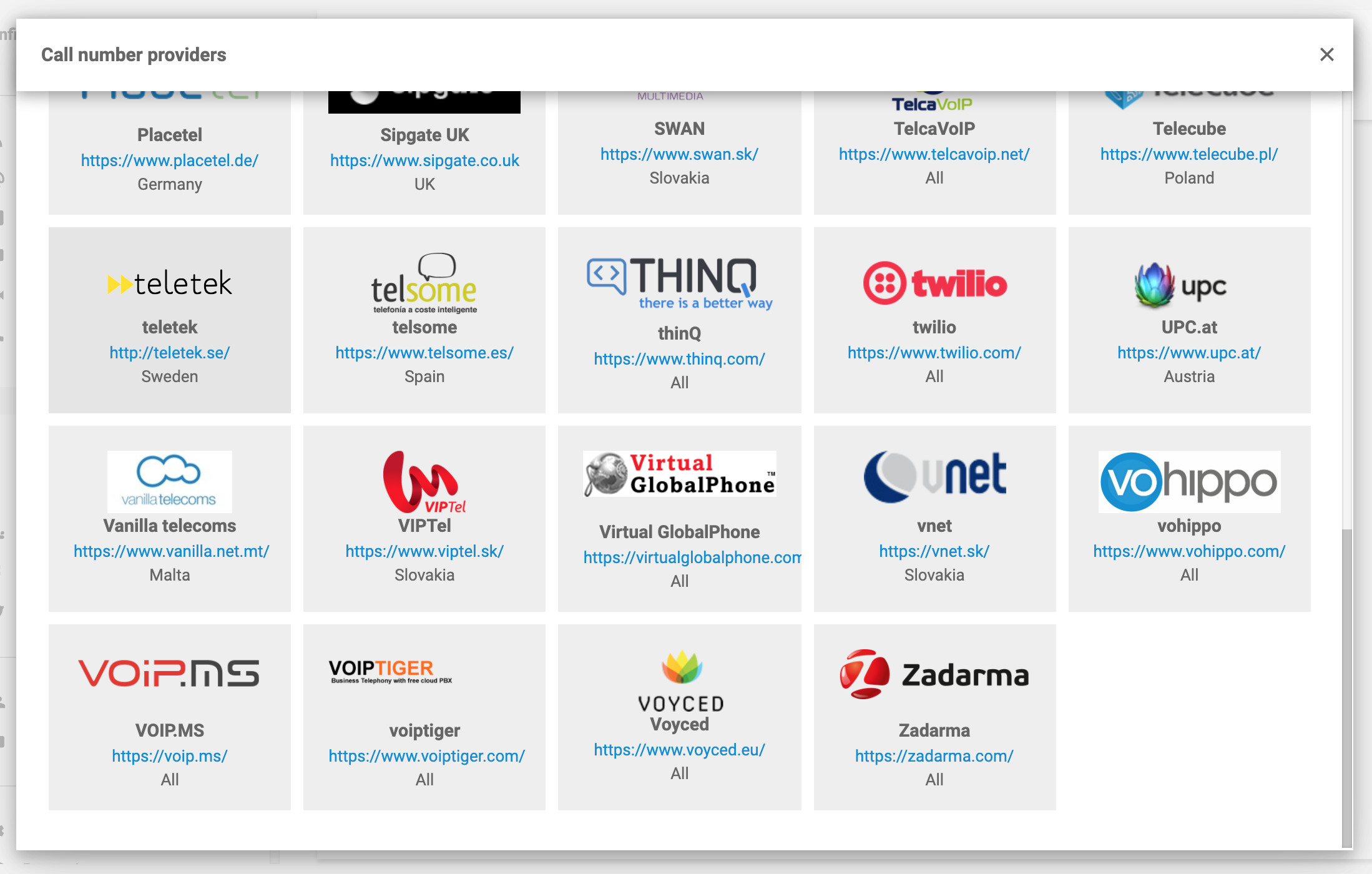 Voyced VoIP-leverandør LiveAgent