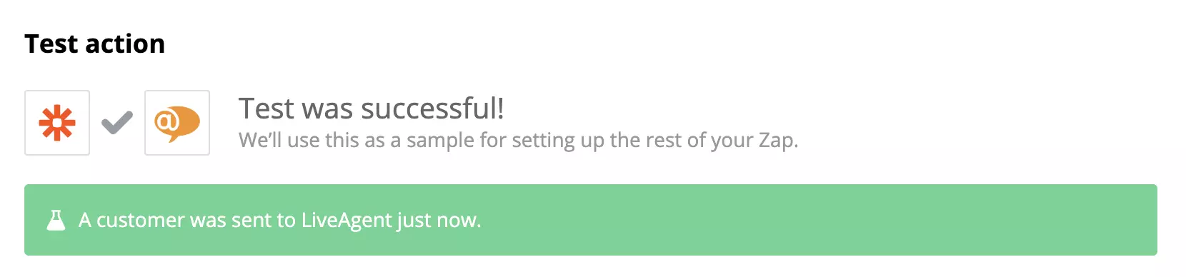 Integrasjonen er klar