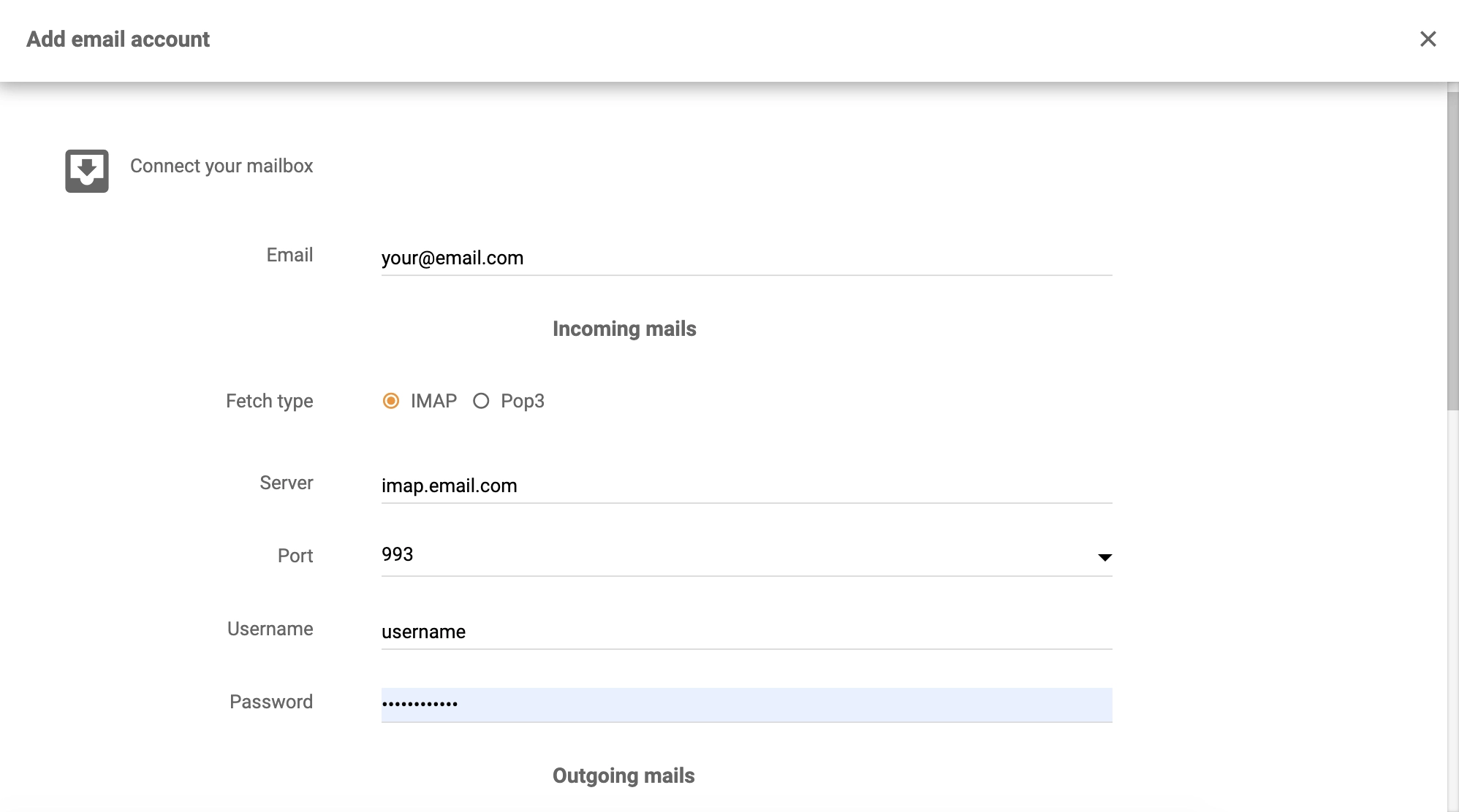 Cisco-integrasjon med utfylte detaljer i LiveAgent