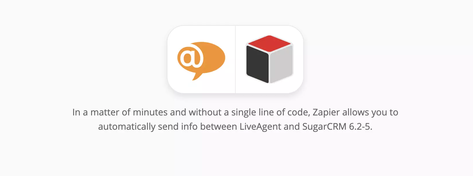 LiveAgent og SugarCRM-integrasjon på Zapier