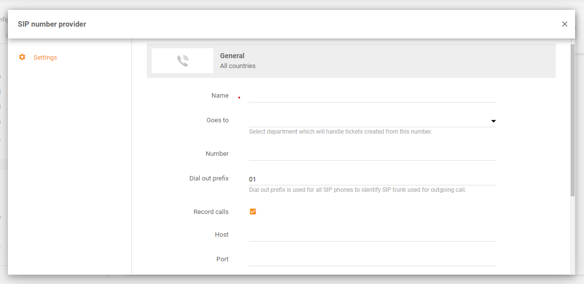 Magenta-integrasjon i LiveAgent - Numbers-konfigurasjon