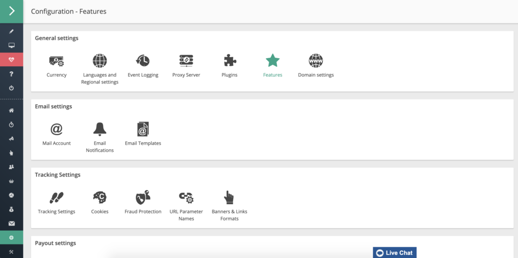 Konfigurasjon og funksjoner