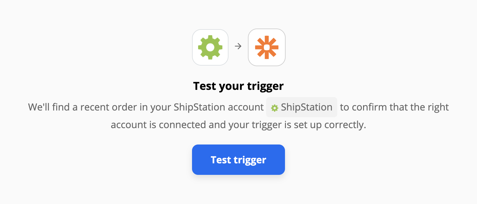 ShipStation trigger test after configuration