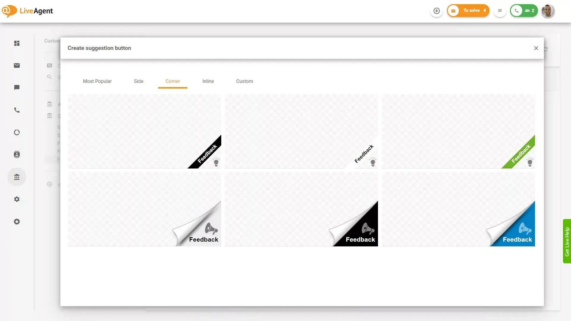 LiveAgent tilbakemelding og forslag