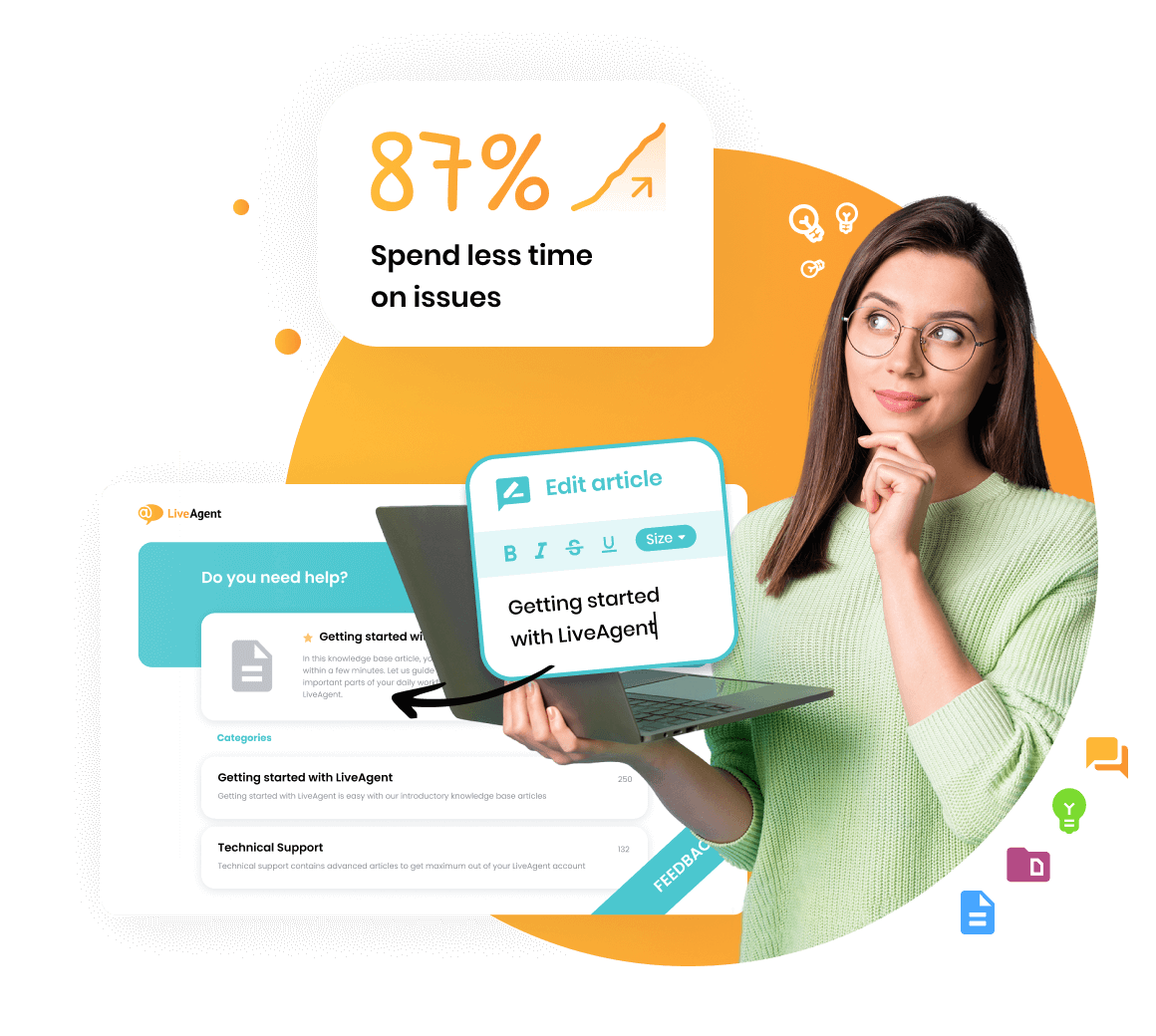 70% av kundene foretrekker selvbetjening fremfor å kontakte support
