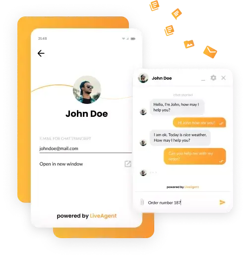 Mobil kontaktsenter-applikasjon